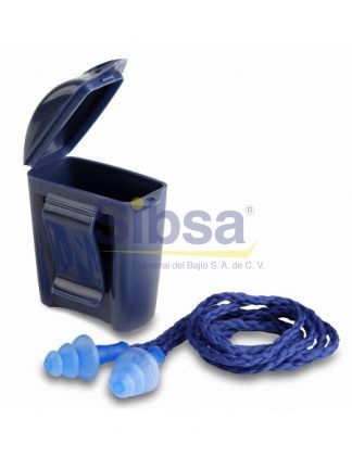 3M® Tapón Reut termoplástico c/ cordón trenzado y estuche, 1291