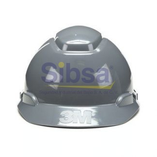 3M® Casco con suspensión tipo matraca de 4-puntos color gris H-708P, 20 piezas/caja