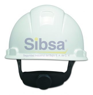 3M® Casco con suspensión tipo matraca de 4-puntos color blanco H-701P, 20 piezas/caja