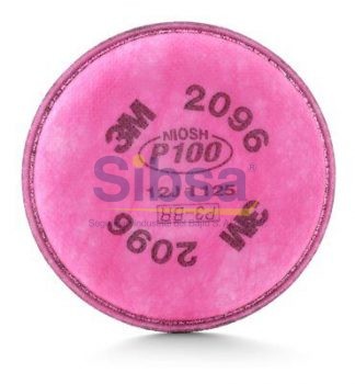 3M® Filtro para partículas, P100, para molestos Gases Ácidos, 2096