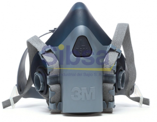 3M® Respirador reutilizable media cara de silicón gde, 7503