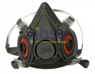 3M® Respirador de Media Cara Reutilizable 6300/07026 (AAD), Protección respiratoria, grande 24/caja