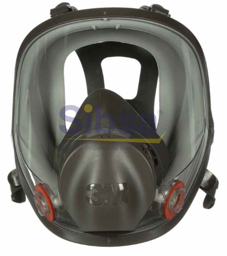 3M® Respirador cara completa med, adaptador para aire, 6800DIN
