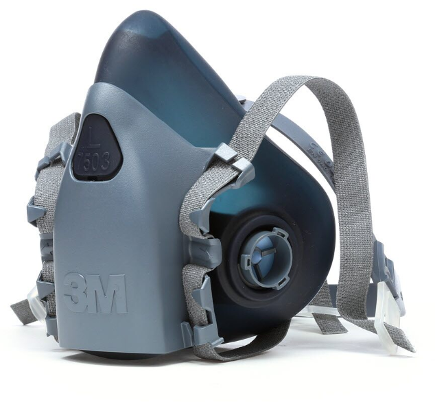 3M® Respirador reutilizable media cara de silicón gde, 7503 - Imagen 2