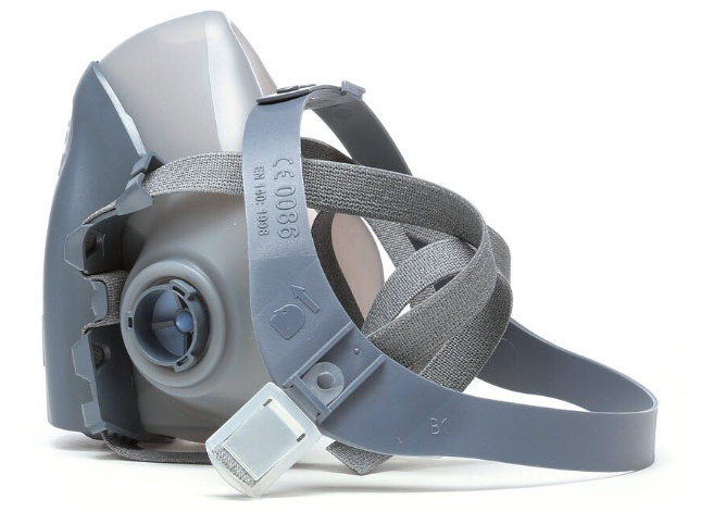 3M® Respirador reutilizable media cara de silicón chico, 7501 - Imagen 3