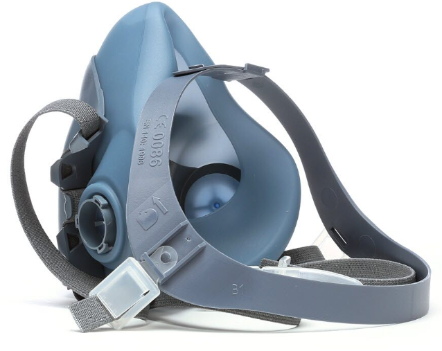 3M® Respirador reutilizable media cara de silicón med, 7502 - Imagen 4