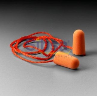 3M® Tapón auditivo de espuma expandible con cordón, 1110
