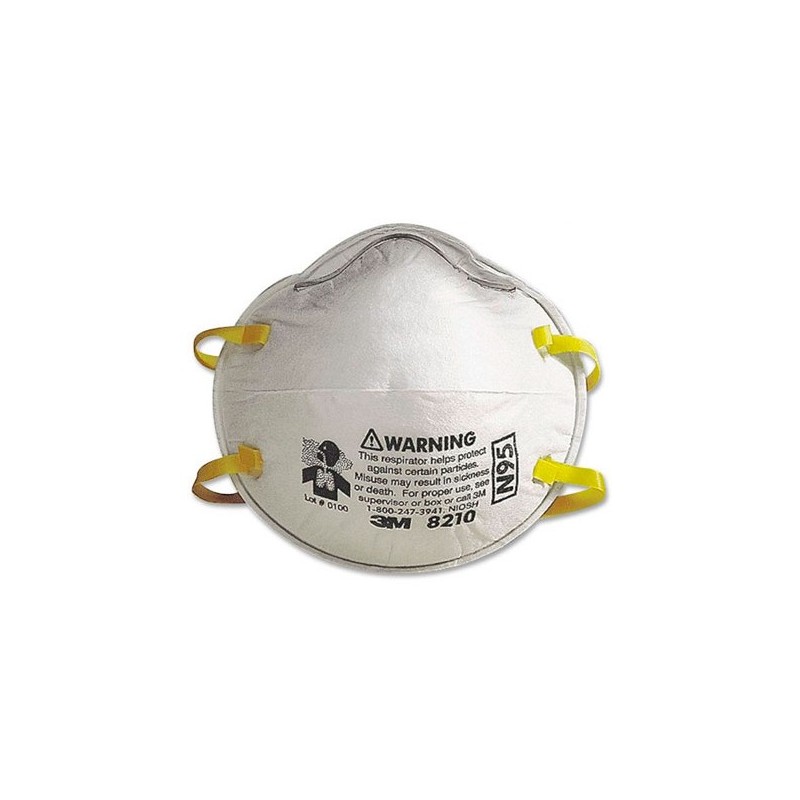 3M® Respirador desechable para partículas N95, 8210 - Imagen 3