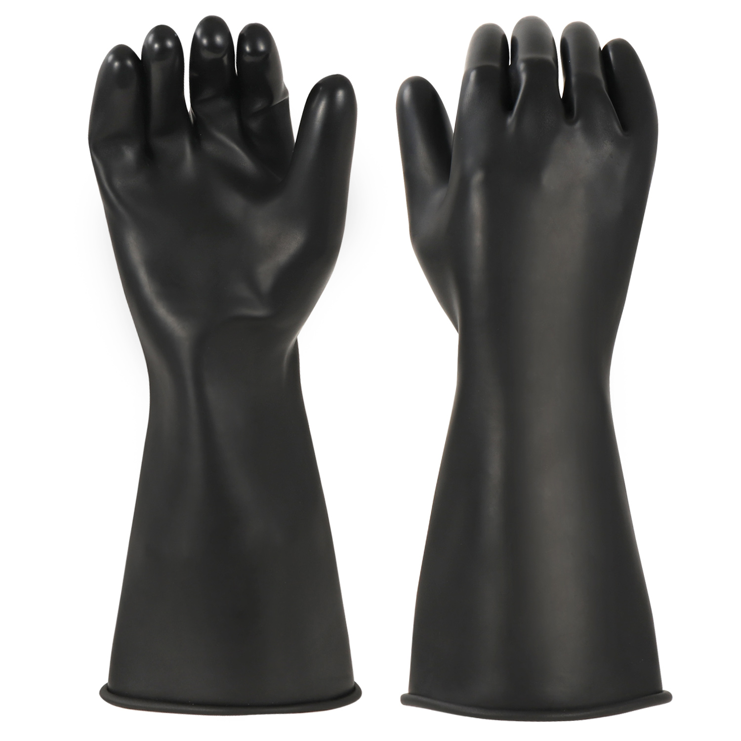 Guante Resistente Acidos 35cm Negro T-9 | Adex - Imagen 4