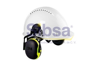 3M® Orejera Peltor™ montable a Casco, doble copa, X4P5E Identificación 3M UU007831744