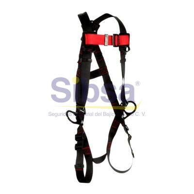 3M™ Protecta® ARNÉS PROTECTA™ PRO3™ TIPO CHALECO ESTÁNDAR CON 3 ANILLOS 3MM Vest-Style Positioning Harness 1161560, Black, Medium/Large, 1 EA/Case 3M Product Number 1161560, 3M ID 70007767125