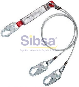 3M™ PROTECTA® PRO™ Pack Cable 100% Tie-Off Shock Absorbing Lanyard 1340451, 1 EA 3M ESLINGA PROTECTA CON AMORT DE CABLE 100_ DE CONEXIÓN 3MM Product Number 1340451, 3M ID 70007709267