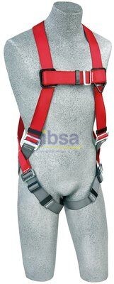 3M™ PROTECTA® PRO™ Arnés estilo chaleco 1191201, Rojo, Mediano/Grande, 1 P/C Identificación 3M 70008125778