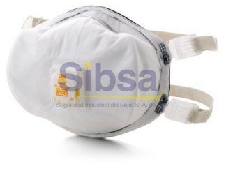 3M® Respirador desechable para partículas N100, 8233 Identificación 3M 70070709012