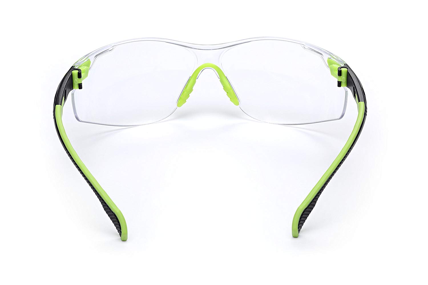 3M™ Solus™ Kit de Gafas Serie 1000, S1201SGAF-KT, Mica Clara Anti-Empaño Scotchgard™ con Patillas, Banda Elástica y Junta de Espuma, Marco Verde, 20 por caja Identificación 3M 70071694502 - Imagen 2