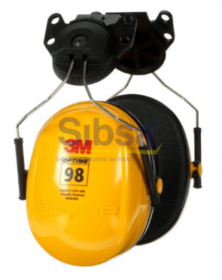 3M® Orejera Optime™ Serie 98. Adaptable a casco, H9P3E Identificación 3M 70071517059