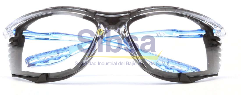 3M® Lentes de Seguridad Virtua CCS con Foam de Mod. 11872-00000-20, con junta de espuma, mica clara, anti-empaño. 20unidades/caja Identificación 3M 70071647336