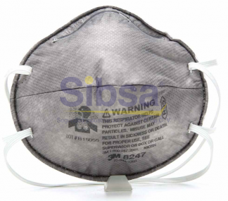 3M® Respirador desechable para partículas N100, 8233 Identificación 3M 70070709012
