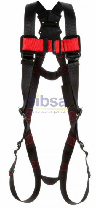 3M™ Protecta® ARNÉS PROTECTA™ PRO3™ TIPO CHALECO ESTÁNDAR CON 1 ANILLOS 3MM Vest-Style Harness 1161571, Black, Medium/Large, 1 EA/Case 3M Product Number 1161571, 3M ID 70007766812