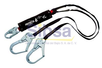 3M™ PROTECTA® PRO™ Eslinga amortiguadora con 100% de conexión para usar en trabajo en caliente 1340185, Rojo, 6 ft. (1.8m), 1 P/C Identificación 3M 70007437331
