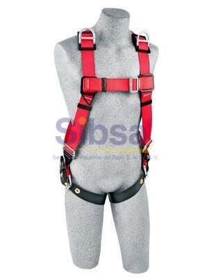 3M™ PROTECTA® PRO™ Arnés de recuperación estilo chaleco 1191241, Rojo, Mediano/Grande, 1 P/C Identificación 3M 70008126669