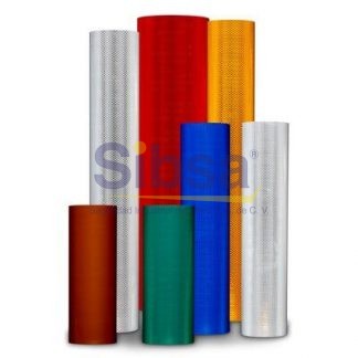 3M® Película Reflejante Grado Diamante Cúbico DG3™ Serie 4092, Color Rojo, 1.22 m x 45.72 m Identificación 3M 75030132502