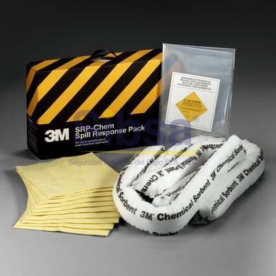 Maletin Absorbente Resp Derrames SRP-CHEM, 3 u/c