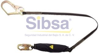 Línea De Vida Thermatek De Una Pierna, Cinta, Ganchos 36C, 6ft, OSHA