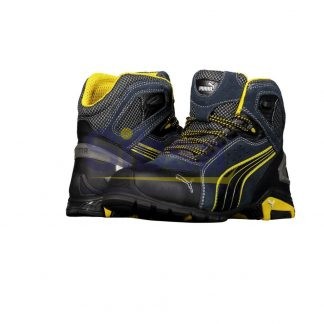 BOTA DE SEGURIDAD DE PIEL GAMUZA PUMA P234 PARA HOMBRE AZUL