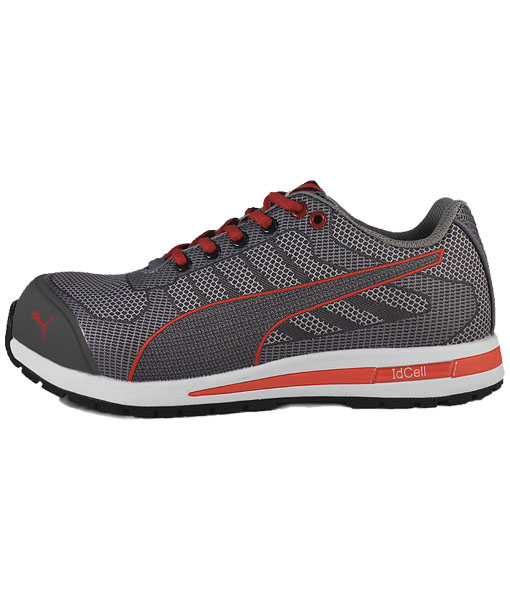 Puma 074. Calzado de seguridad color gris. Tenis ultra ligero con puntera de poliamida. - Imagen 2