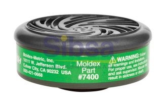 Moldex PAR CARUCHO AMONIACO-METILAMINA 7400 Identificación RESP-MOL-7400