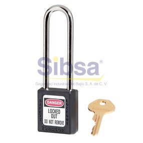 LOTO-MAS-410LT-BLK CANDADO D/SEGURIDAD 38 MM Master Lock