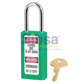 LOTO-MAS-411-GRN CANDADO MASTER S-411 Master Lock