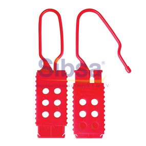 LOTO-MAS-428 ALDABA PLAST NO CONDUCTORA P/6 CAND Master Lock