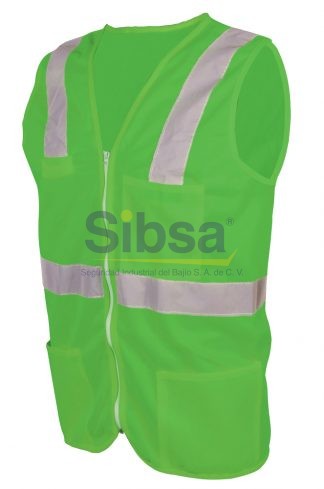 CHALECO ALTA VISIBILIDAD VERDE C/REF 1020V-L JYRSA