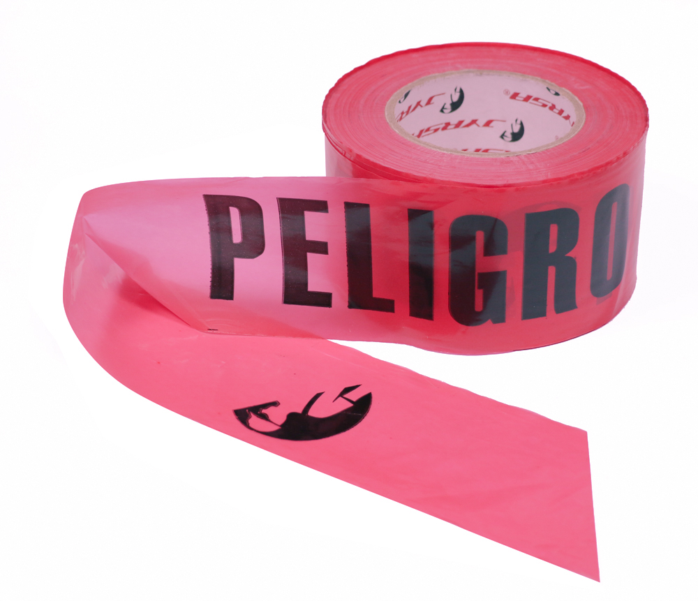 CNTS-JOM-PELIGRO CINTA BARR. 300 MTS COLOR ROJA "PELIGRO JYRSA - Imagen 3