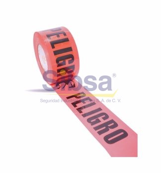 CNTS-JOM-PELIGRO CINTA BARR. 300 MTS COLOR ROJA "PELIGRO JYRSA