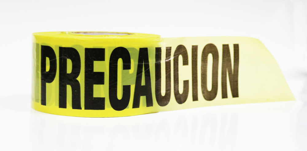 CNTS-JOM-PRECAUCION CINTA BARR. 300 MTS AMARILLA "PRECAUCION JYRSA - Imagen 2