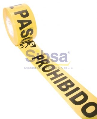 CNTS-JOM-PROHIBIDO CINTA BARR 300 MTS. AMARILLA "P EL PASO JYRSA