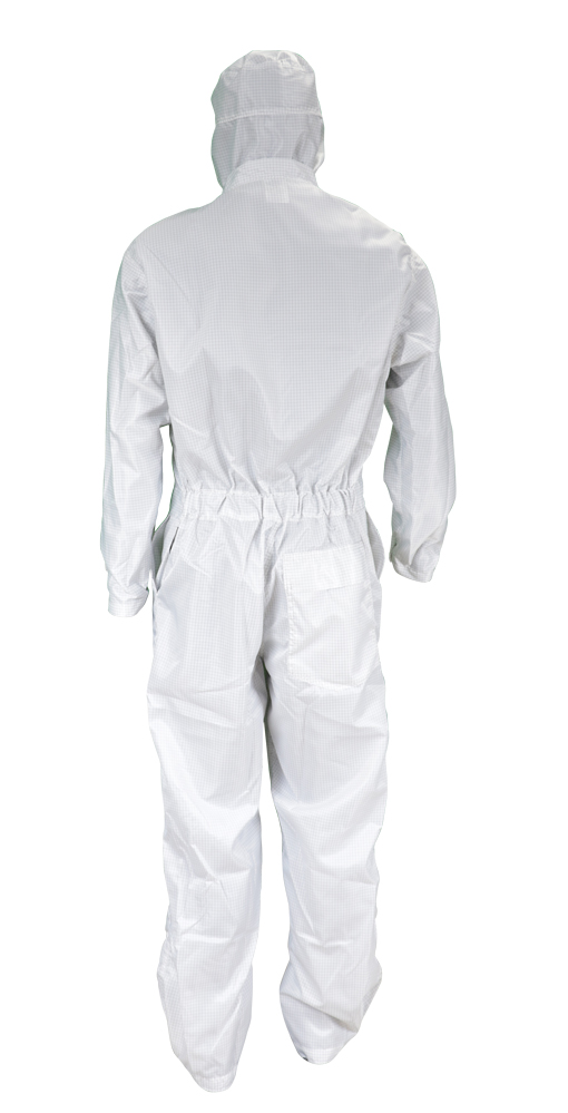 UNIF-STK-6000-BL-L OVEROL ANTIESTATICO BLANCO JYRSA - Imagen 2