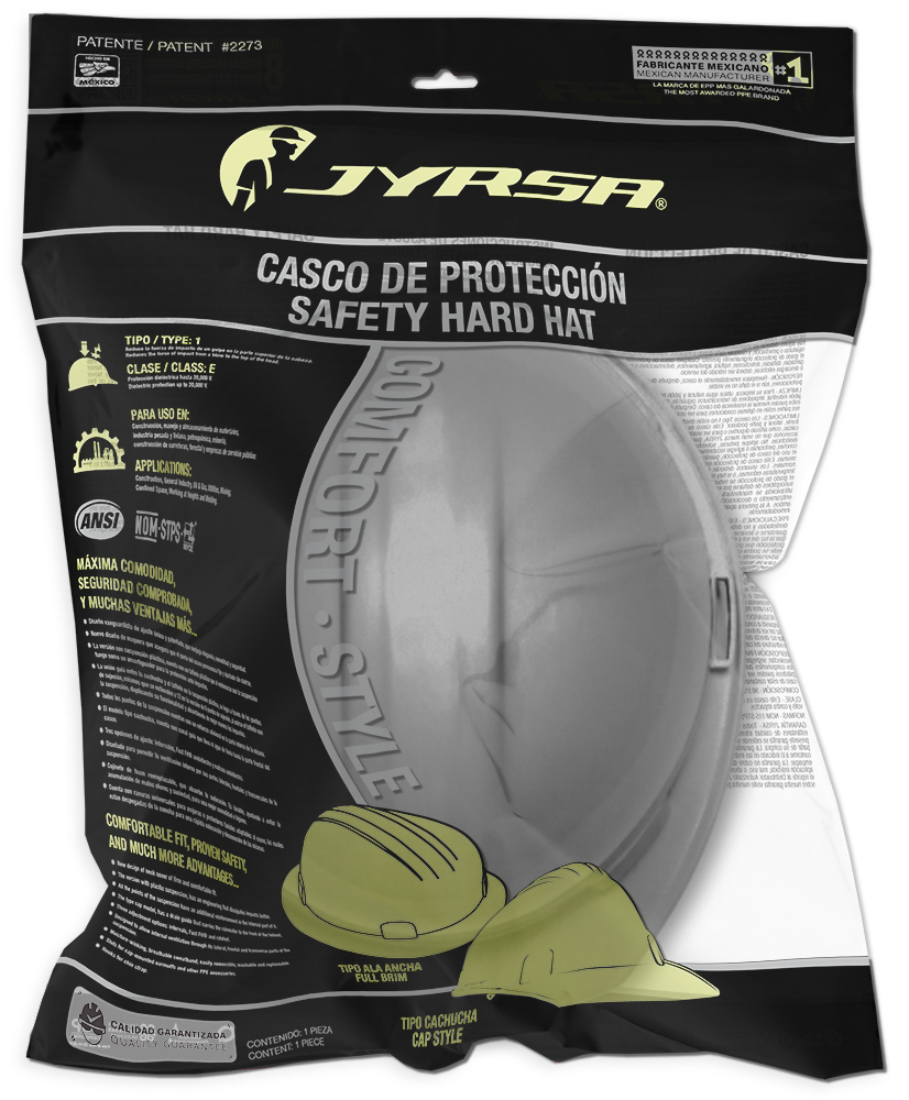 CASCO INDUSTRIAL WW-2004GK COLOR GRIS JYRSA - Imagen 4
