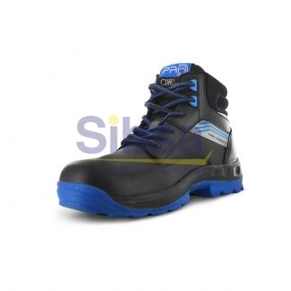 0384 NEGR/AZUL C/POL S/TRACTION CALZ-CLI-384-PNT250 Cliff