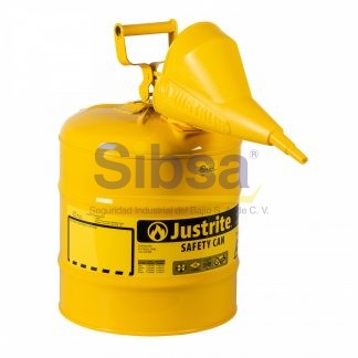 RECIPIENTE TIPO I 5 GAL AMARILLO C/E RECI-JUS-7150210 Justrite