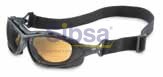 UVEX SEISMIC BLACK FRAME ESPRESSO LENS UVEXTRA ANTI-FOG OCUL-HON-S0601X Honeywell